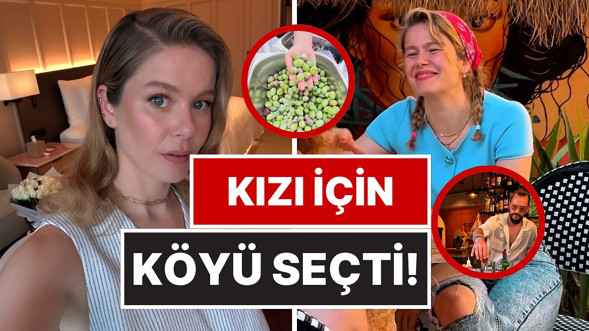 Burcu Biricik, Aile İçin Köy Hayatını Seçti!