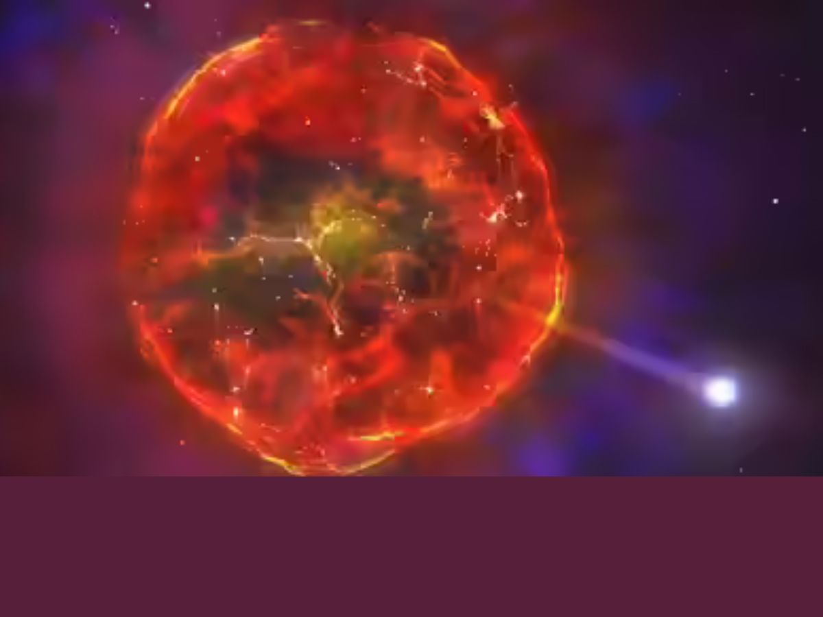 NASA Discovers Fast-Moving Red Sphere in Space